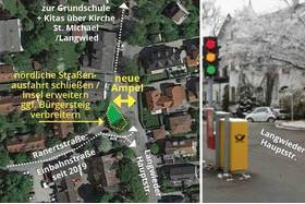 Bild der Petition: Sicherer Schulweg Lochhausen - 2/3 Übergang mit Ampelanlage Langwieder Hauptstraße