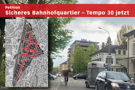 Bild der Petition: Sicheres Bahnhofquartier Herzogenbuchsee – Tempo 30 jetzt