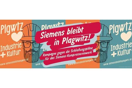 Photo de la pétition :Siemens bleibt in Plagwitz! - Für den Erhalt des Leipziger Turboverdichterwerks