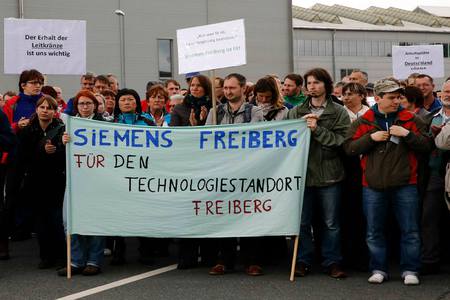 Bild der Petition: Siemens-Mitarbeiter kämpfen gegen Aus für den Standort Freiberg