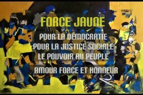 Slika peticije:Signez la CHARTE de valeurs en actions et manifestations de FORCE JAUNE