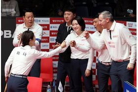 Image of the petition: SK Rent-A-Car defeated Crown Haitai with a set score of 4-1 on the 8th day of the 5th round of the '