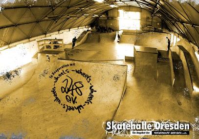 Foto e peticionit:Skatehalle Dresden darf nicht geschlossen werden!!