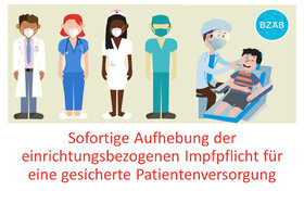 Foto da petição:Sofortige Aufhebung der einrichtungsbezogenen Impfpflicht für eine gesicherte Patientenversorgung