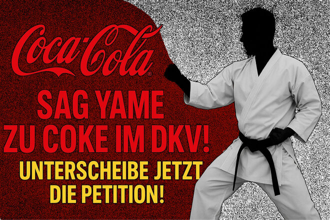 Image of the petition Sofortige Beendigung der Kooperation DKV × Coca-Cola