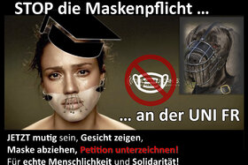 Bild der Petition: Sofortige Befreiung von der Maskenpflicht in sämtlichen Situationen an der Universität Freiburg
