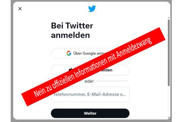 Bild der Petition Sofortige Löschung aller Twitter-Accounts offizieller deutscher Politiker und deutscher Behörden