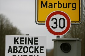 A petíció képe: Sofortige Überprüfung der neuen 30-km/h-Zone in Marburg und Stopp der frühen Blitzkontrollen