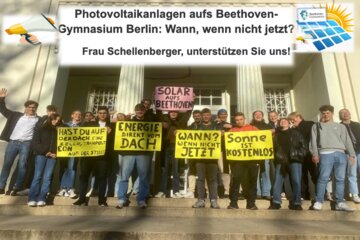 Bild der Petition Solar aufs Beethoven-Gymnasium: Wann, wenn nicht jetzt? Frau Schellenberger, unterstützen Sie uns!