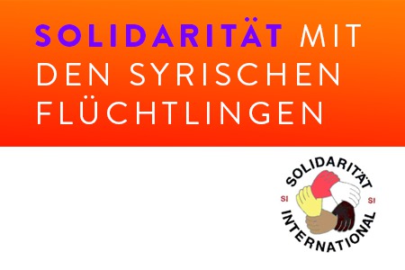 Kuva vetoomuksesta:Solidarität mit den syrischen Flüchtlingen