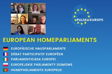 Foto van het huisparlement " Should the EU represent European interests more decisively in future pandemic crises? ".