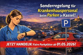 Bild der Petition: Sonderregelung für Krankenhauspersonal beim Parken in Kassel – Umsetzung zum 01.05.2026