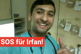 Foto da petição:SOS für Irfan - stoppt Abschiebung nach Pakistan