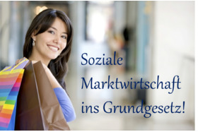 Imagen de la petición:Soziale Marktwirtschaft ins Grundgesetz