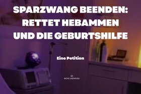 Bild der Petition: Sparzwang beenden: Rettet Hebammen und die Geburtshilfe!