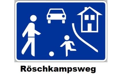 Bild der Petition: Spielstraße - Röschkampsweg Schmalstede