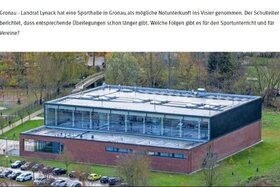 Slika peticije:Sporthalle in Gronau (Leine) soll bleiben für Schulsport, Kinder & Vereine - nicht für Geflüchtete!