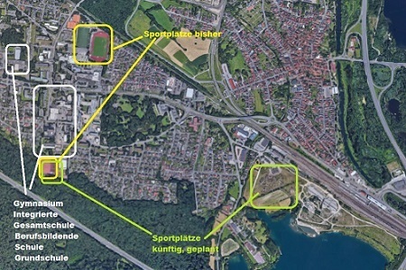 Slika peticije:Sportstätten in Wörth am Rhein für den Schulsport erreichbar halten!