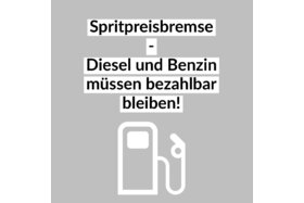 Bild der Petition: Spritpreisbremse - Diesel und Benzin müssen bezahlbar bleiben!