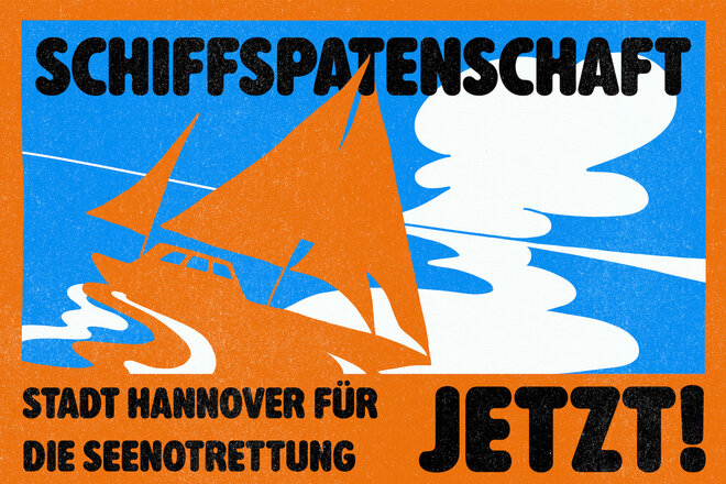 Immagine della petizione Stadt Hannover für eine Schiffspatenschaft - Seenotrettung unterstützen