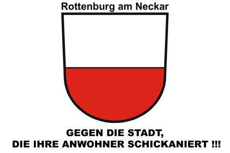Slika peticije:Stadt Rottenburg Anwohner Parkplatz Abzocke