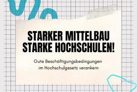 Bild der Petition: Strong Academic Staff – Strong Universities! Anchoring good working conditions in the NHG