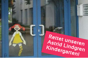 Kuva vetoomuksesta:Stilllegung Astrid Lindgren Kindergarten Gruppe Villa Kunterbunt