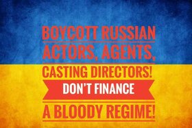 Imagen de la petición:STOP FINANCING RUSSIA! Boycott the cooperation with russian actors, agents and casting directors!