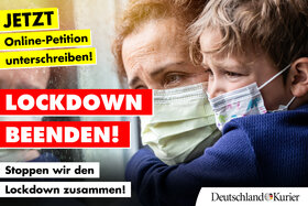 Imagen de la petición:Stop Lockdown! Die sofortige bundesweite Beendigung des Lockdowns und Aufhebung der Corona-Maßnahmen