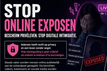 Image of the petition Stop Online Exposen En Digitale Intimidatie