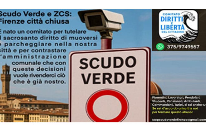 Petitsiooni pilt STOP SCUDO VERDE E ZCS a FIRENZE