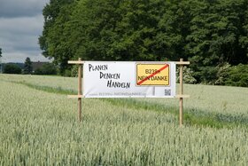 Picture of the petition:Stopp des Baus der B239n