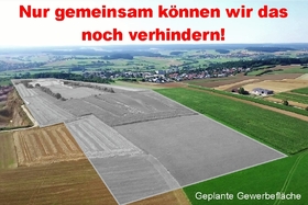 Kép a petícióról:Stopp Gewerbegebiet "Kreuzäcker" sowie die Verkehrsanbindung Ost!