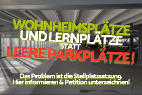 Slika peticije:Stoppt den Bau sinnloser Parkplätze! - Stellplatz-Regelungen grundsätzlich neu denken