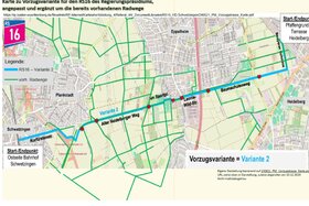 Bild der Petition: Stoppt den RS16 - Variante 2! Vorhandenes Radwegenetz ausbauen.