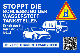Bild der Petition: Stoppt den Rückbau der Wasserstofftankstellen - Erhalt der H₂-Infrastruktur in Deutschland