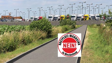 Малюнок петиції:Stoppt die Mega-Raststätte Elbmarsch in Seevetal - Meckelfeld / Klein Moor vor unseren Haustüren