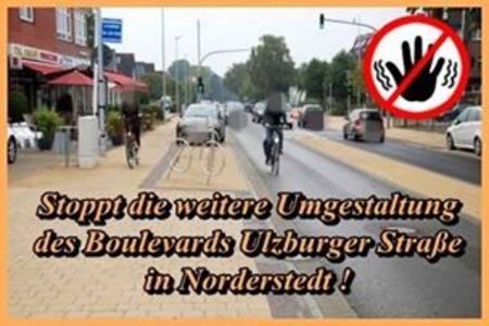 Bild der Petition: Stoppt die weitere Umgestaltung des Boulevards Ulzburger Straße in Norderstedt