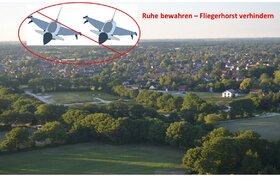 Image of the petition: Stoppt die Wiederinbetriebnahme des Fliegerhorstes Jever!
