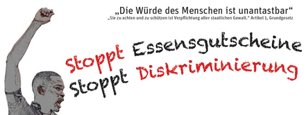 Obrázek petice:Stoppt Essensgutscheine - Stoppt Diskriminierung!