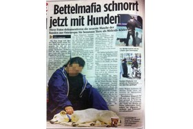 Picture of the petition:Stopt den Tiermissbrauch - Gesetzerlass gegen die Bettelmafia!