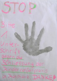 Poza petiției:Streit um die Kindernotfallpraxis in Konstanz