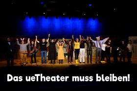Kép a petícióról:Studentenwerk darf ueTheater nicht aus der Uni schmeißen!