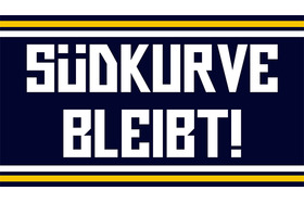 Kép a petícióról:Südkurve Bleibt!