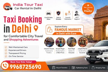 Bild der Petition Taxi Booking in Delhi for Comfortable City Travel and Shopping Adventures