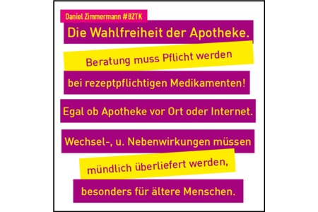 Bild der Petition Telefonische Beratungspflicht für Internet Apotheken zu Wechselwirkungen der Medikamente