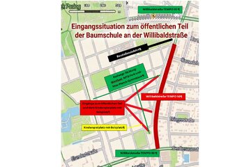 Bild der Petition Tempo 30 Zone in der Willibaldstraße