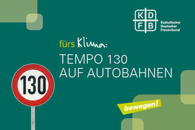 Малюнок петиції:Tempo 130 auf Autobahnen – fürs Klima