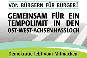 Imazhi i peticionit: Tempo 30 auf allen Strasse innerhalb der Ortslage Hassloch