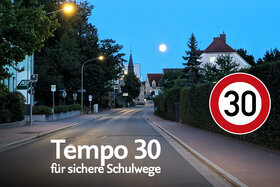 Image of the petition: Tempo 30 auf der Rothenburger Straße für sichere Schulwege in Höchstadt
